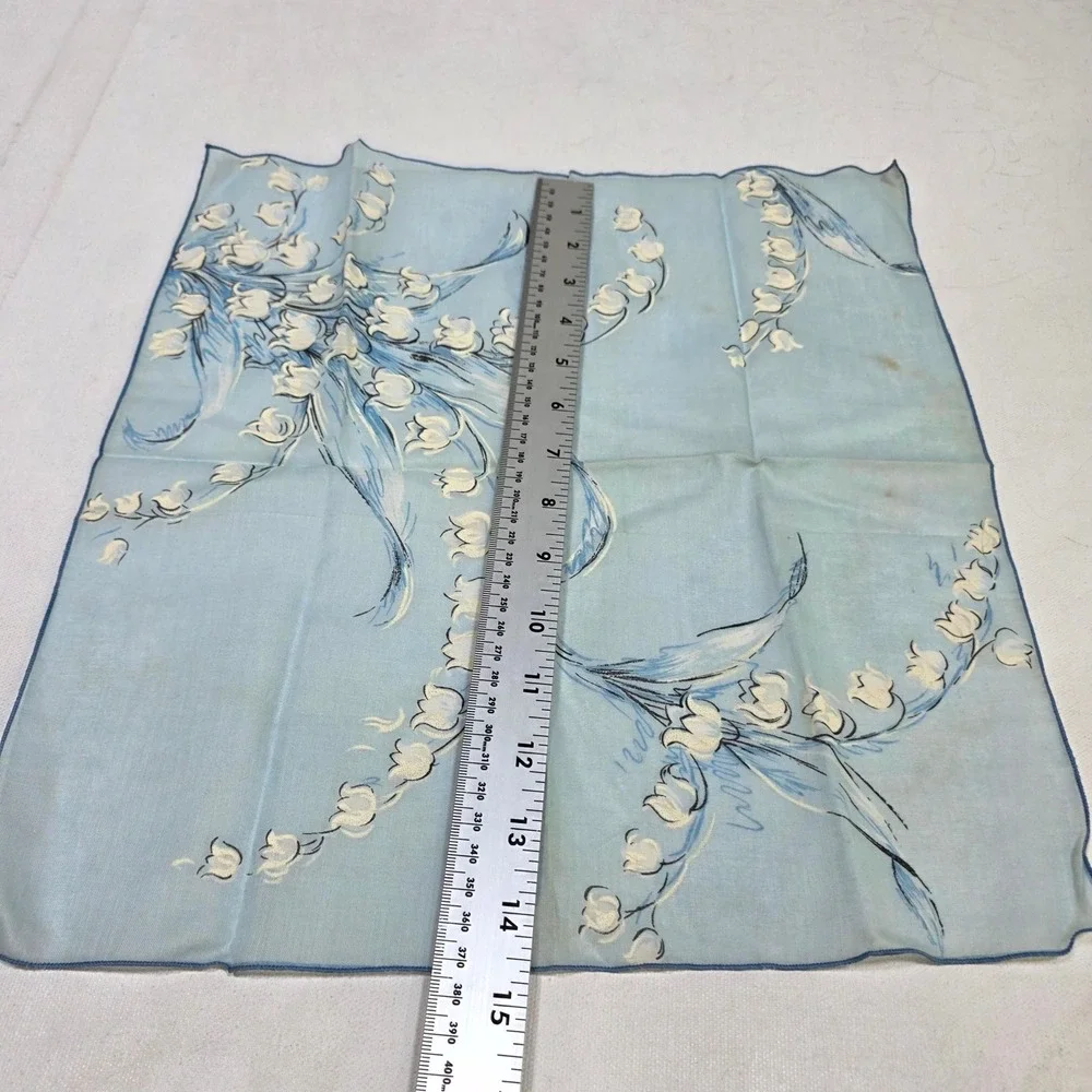 Handkerchief Scarf Lot Women Multicolor Vintage Floral Mixed 9pc Shabby Chic